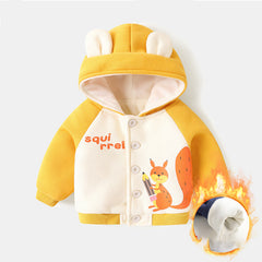 Cozy Fleece Hooded Jacket for Babies and Toddlers