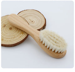 Wooden Baby Hair Brush & Comb Set