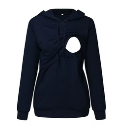 Long-Sleeve Maternity & Nursing Hoodie