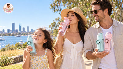 3-in-1 Mist Fan Water Bottle – 690 ml