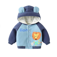 Cozy Fleece Hooded Jacket for Babies and Toddlers