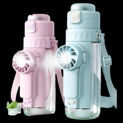 3-in-1 Mist Fan Water Bottle – 690 ml