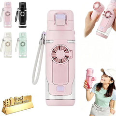 3-in-1 Mist Fan Water Bottle – 690 ml