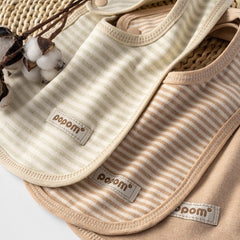 Cotton Baby Bibs – Neutral 3-Pack