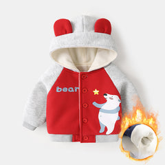 Cozy Fleece Hooded Jacket for Babies and Toddlers