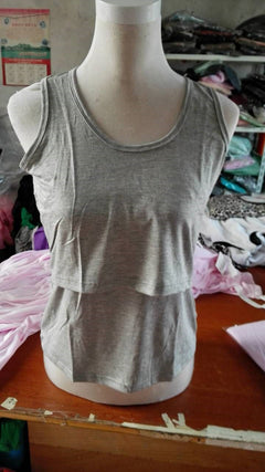 Sleeveless Maternity & Nursing Tank Top