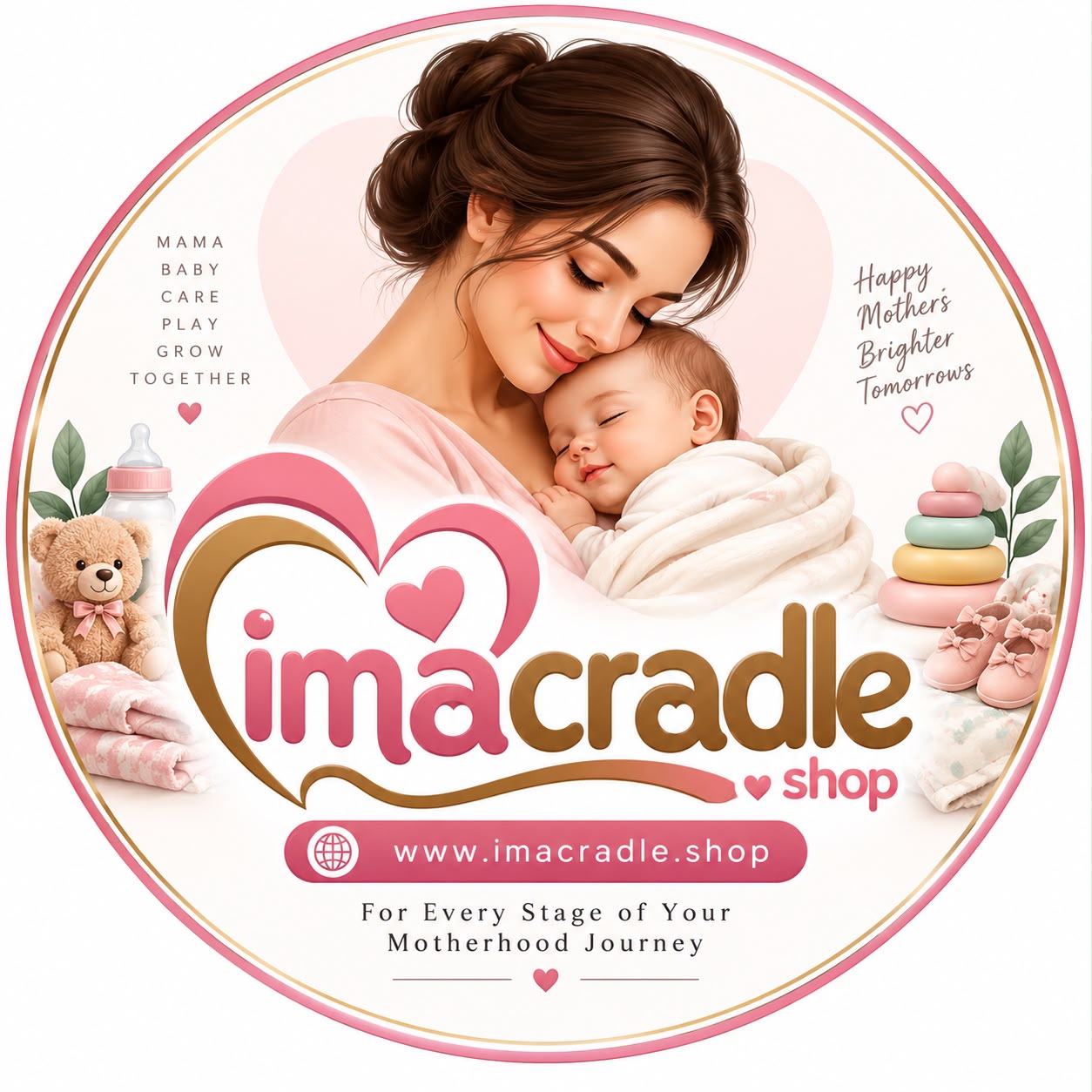 imacradle mother and baby logo